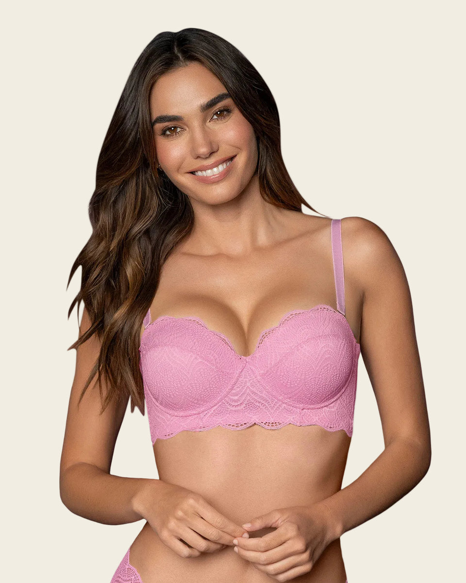 Brasier balconet de realce alto con máximo cubrimiento de espalda Special Fit