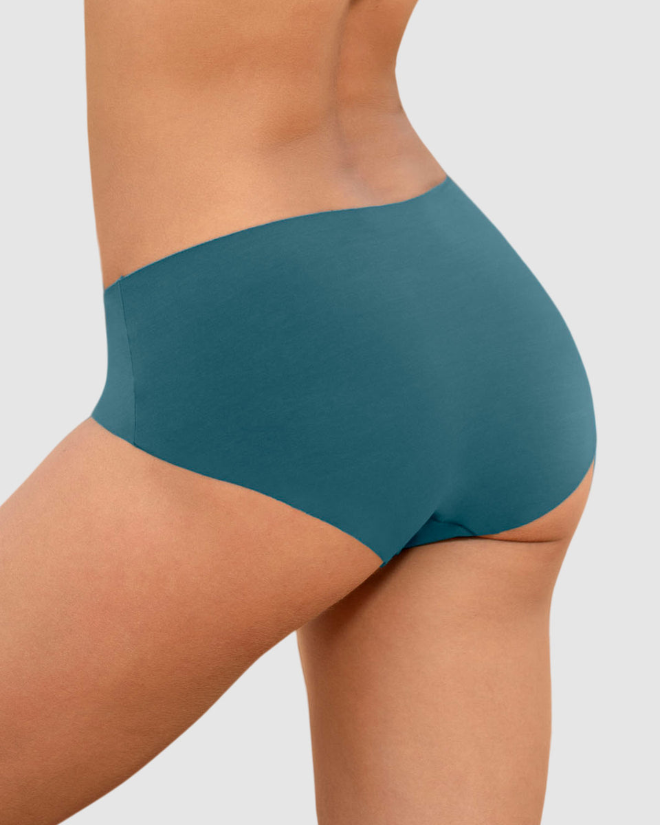 Panty hípster invisible ultraplano sin elásticos y de pocas costuras