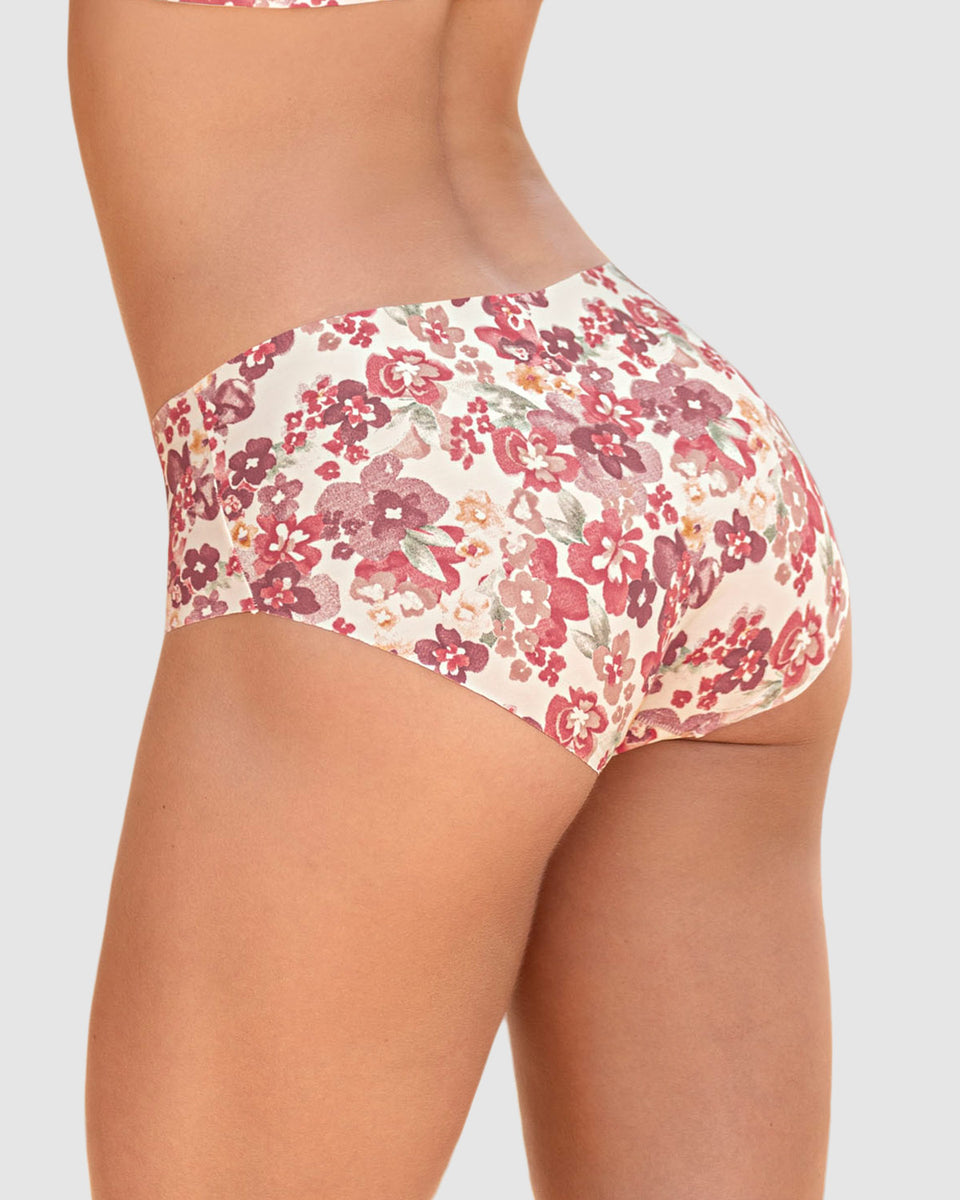 Panty hípster invisible ultraplano sin elásticos y de pocas costuras
