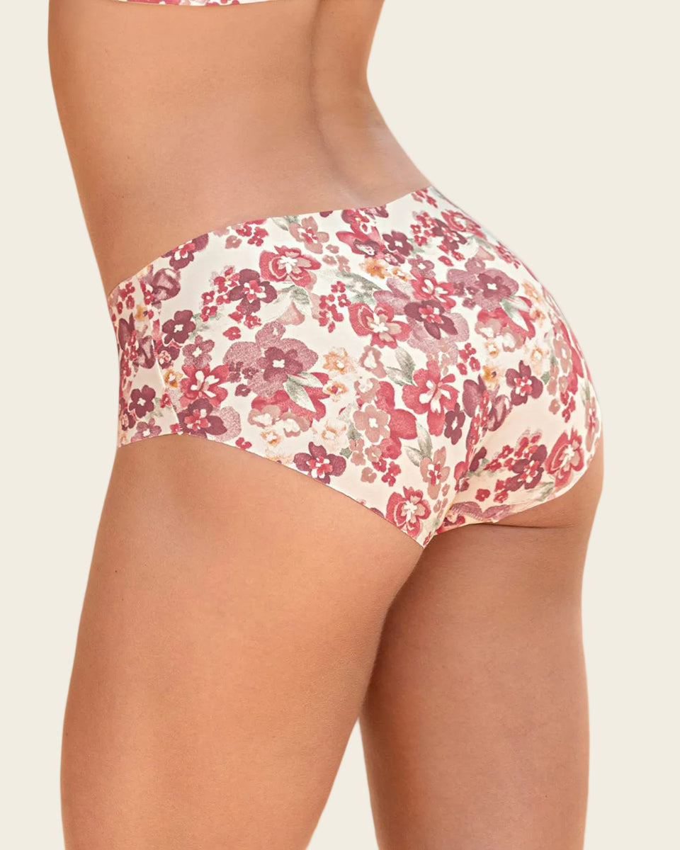 Panty hípster invisible ultraplano sin elásticos y de pocas costuras