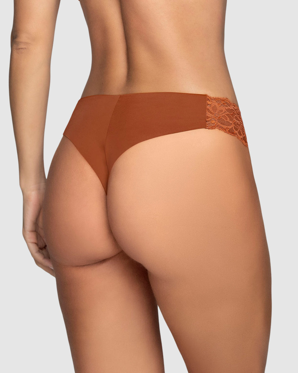 Brasilera invisible con toques de encaje en laterales