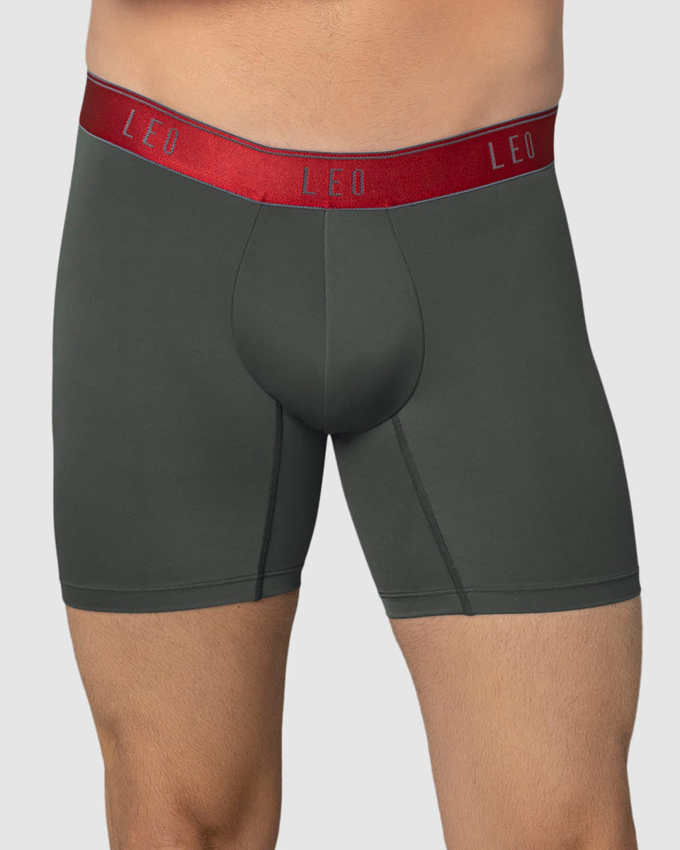 Bóxer de microfibra y ajuste inteligente con diseño ergonómico en la parte frontal