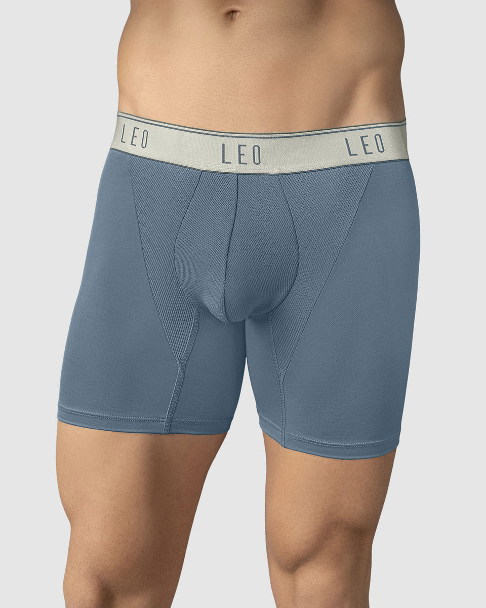 Bóxer en microfibra con mallas transpirables frontales