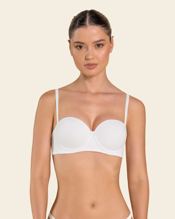 Brasier strapless con realce incorporado#color_000-blanco