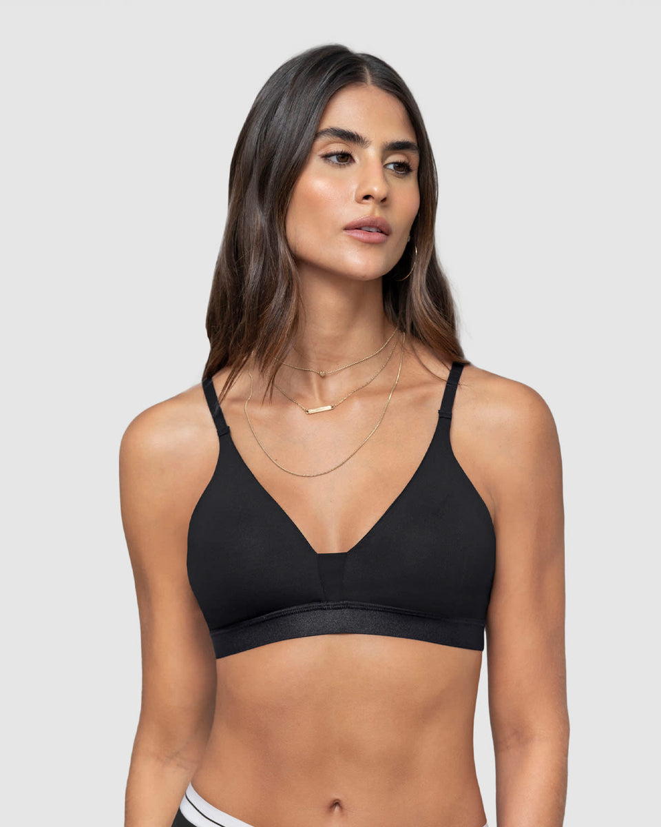 Bralette tipo top ultra cómodo y liviano