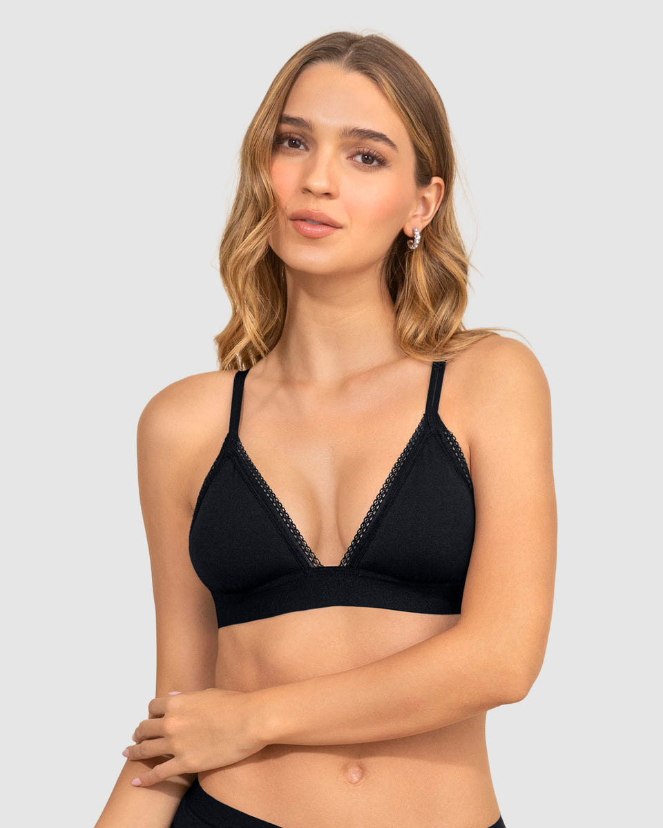 Bralette Liso + Encaje