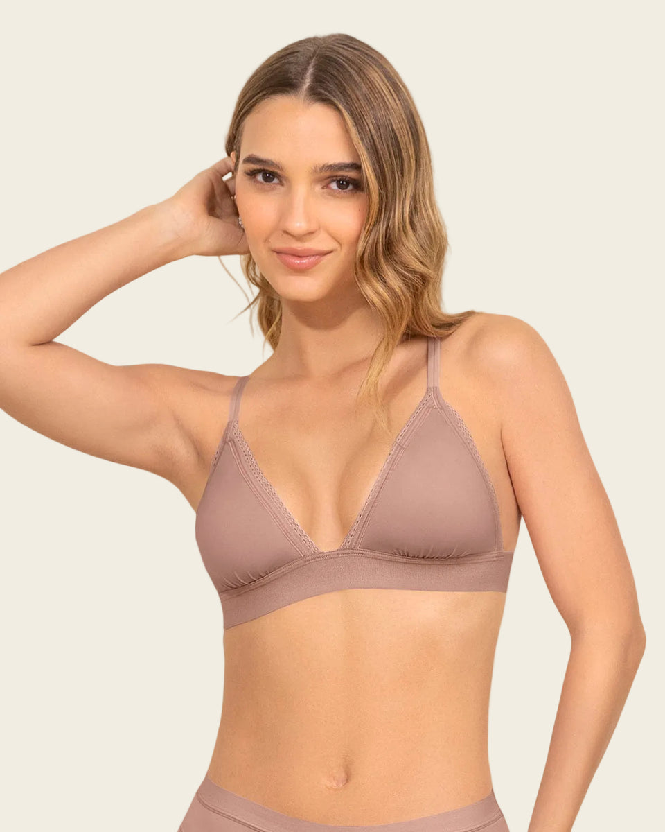 Bralette Liso + Encaje