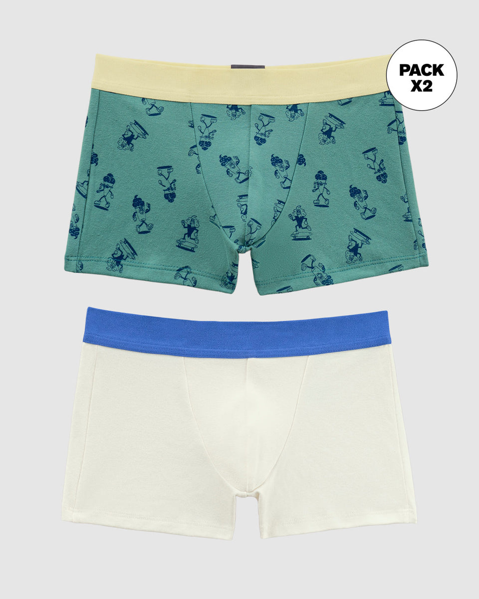 Bóxers cortos x2 niño