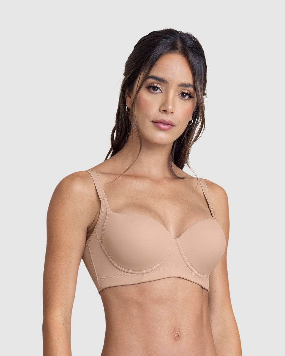 Brasier triangular con cubrimiento de sisa y espalda