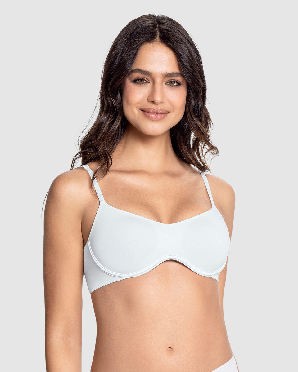 Brasier ultraliviano con copas internas fijas