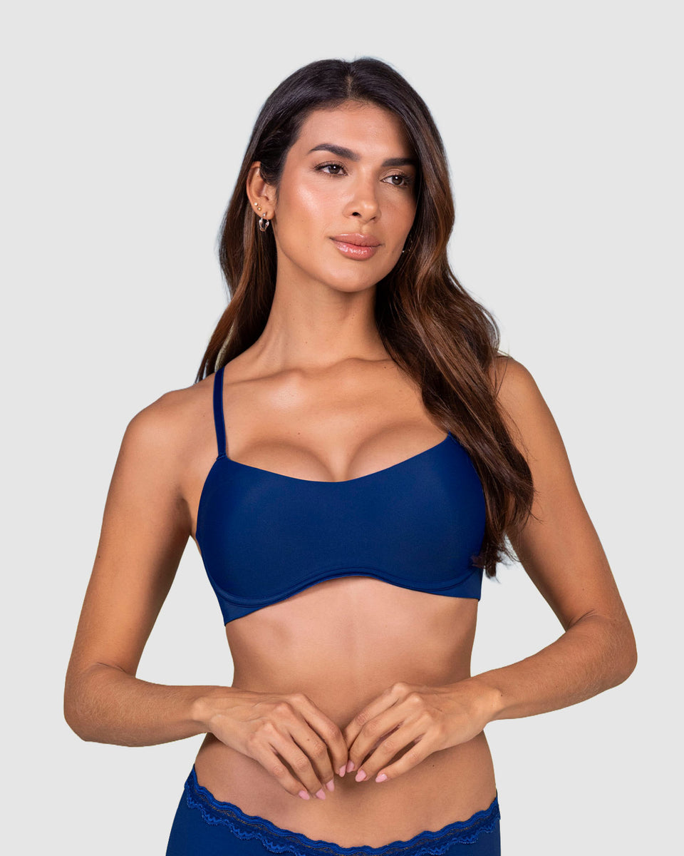 Brasier ultraliviano con copas internas fijas