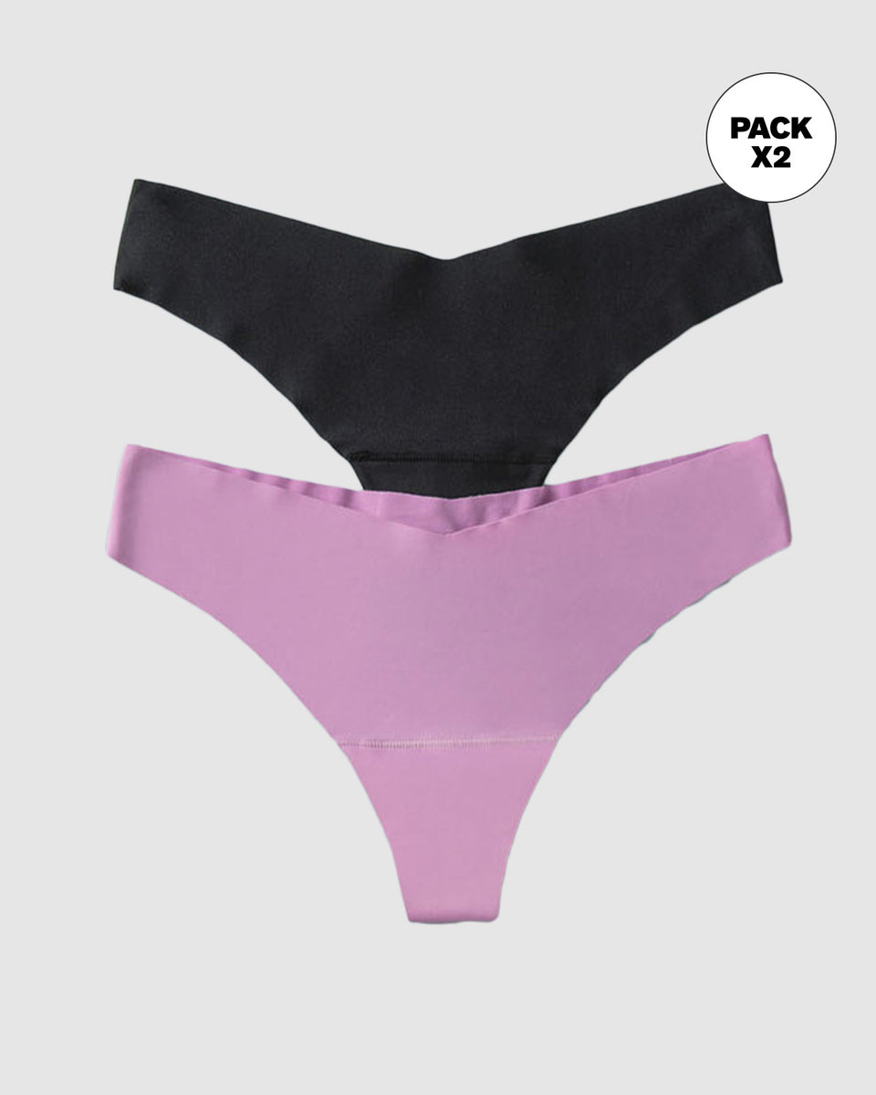 Brasileras de efecto invisible en paquete x 2