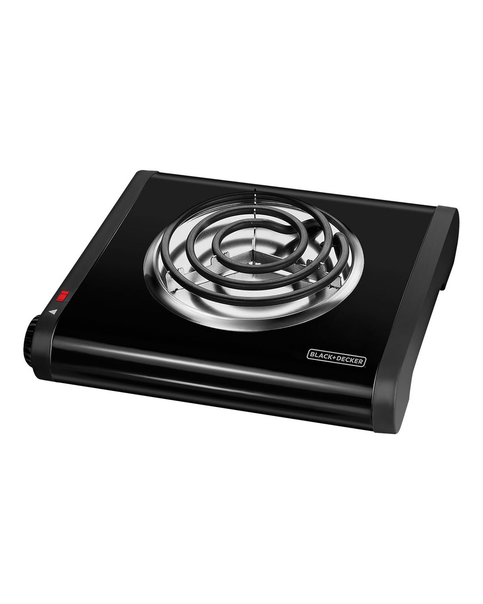 Hornilla Eléctrica Black Decker Individual 1000W Negro