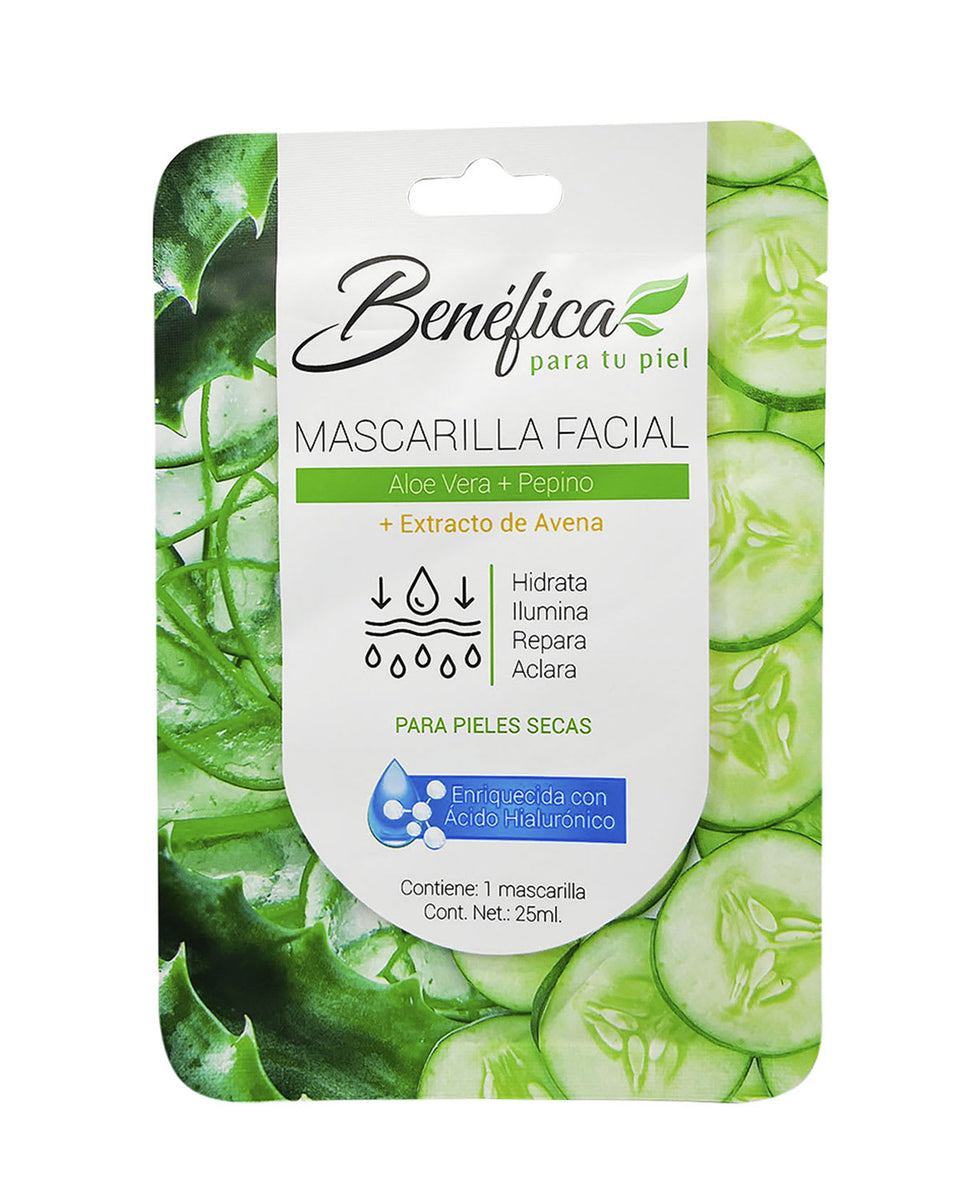 3 Mascarillas Faciales Benéfica de 25 ml