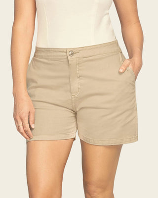 Bermuda corta para mujer#color_018-marfil