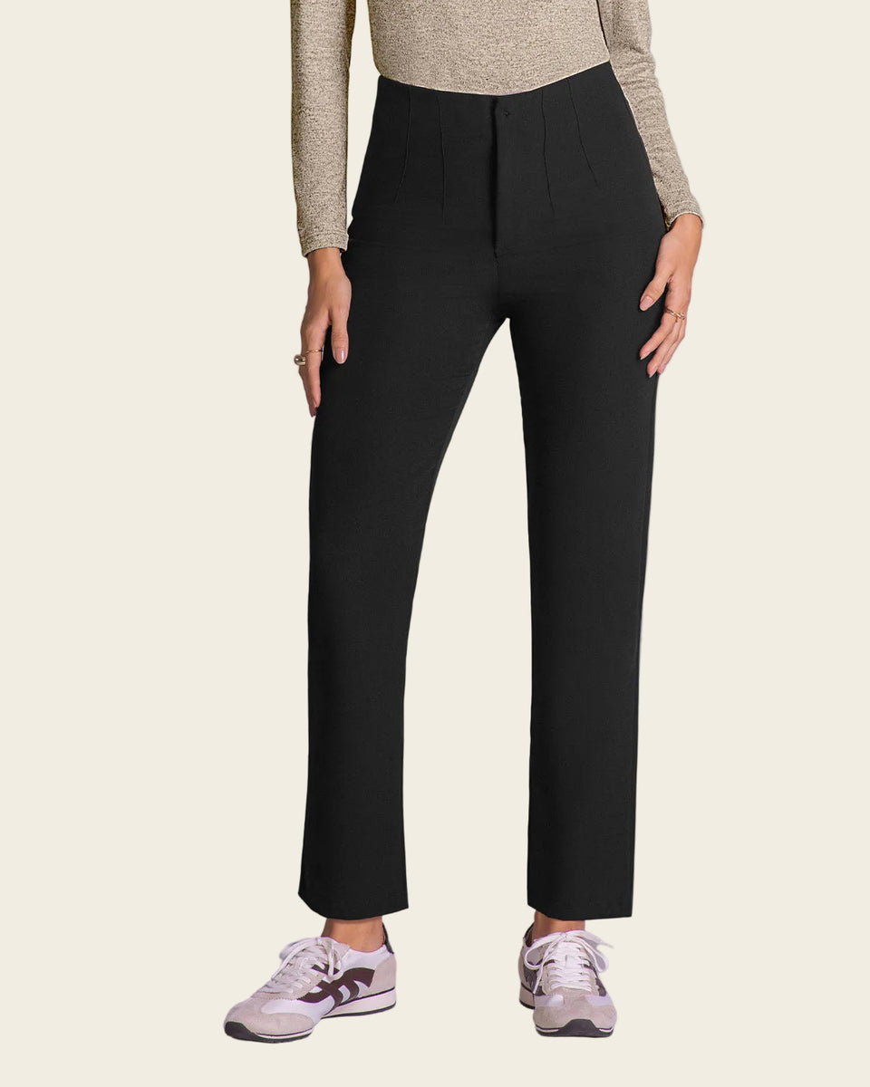 Pantalón bota recta silueta ajustada