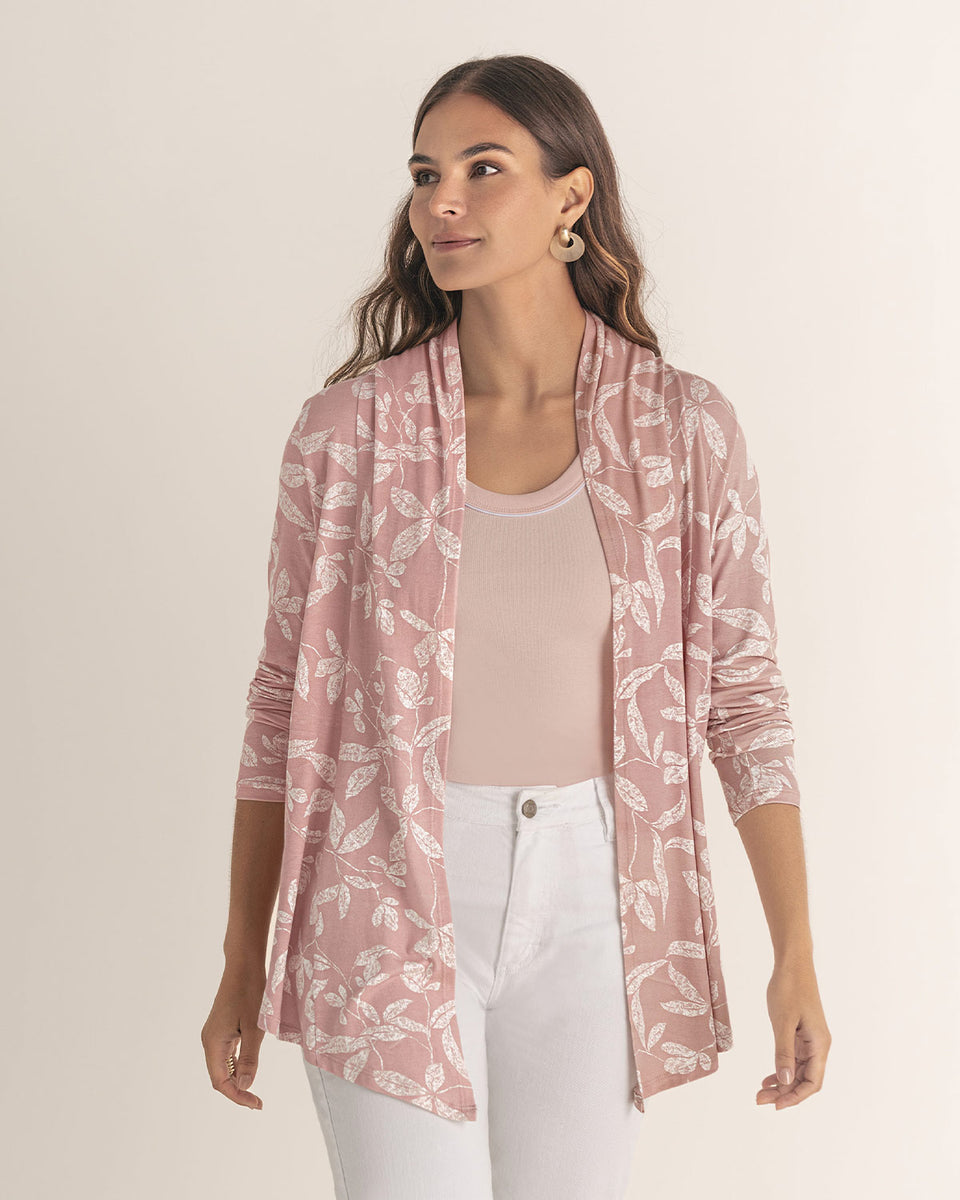 Saquillo estampado de silueta semiajustada