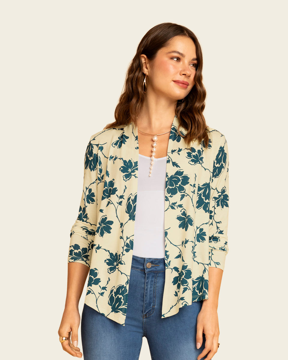 Saquillo estampado de silueta semiajustada