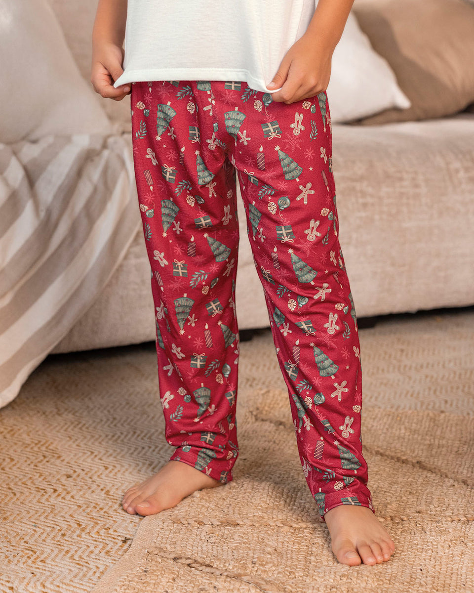 Pantalón estampado infantil de pijama