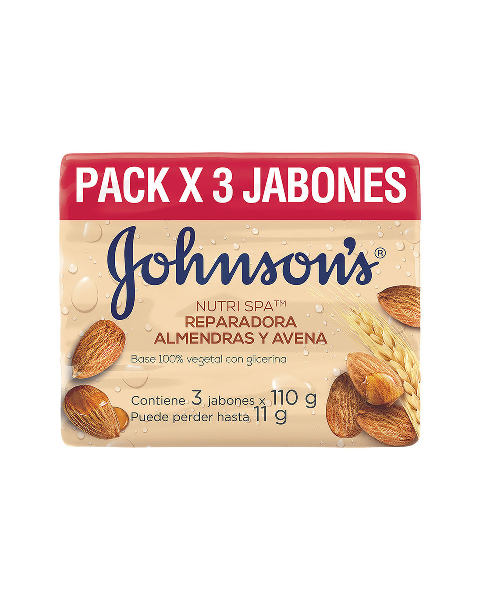 Jabón Johnson en barra para adulto x3