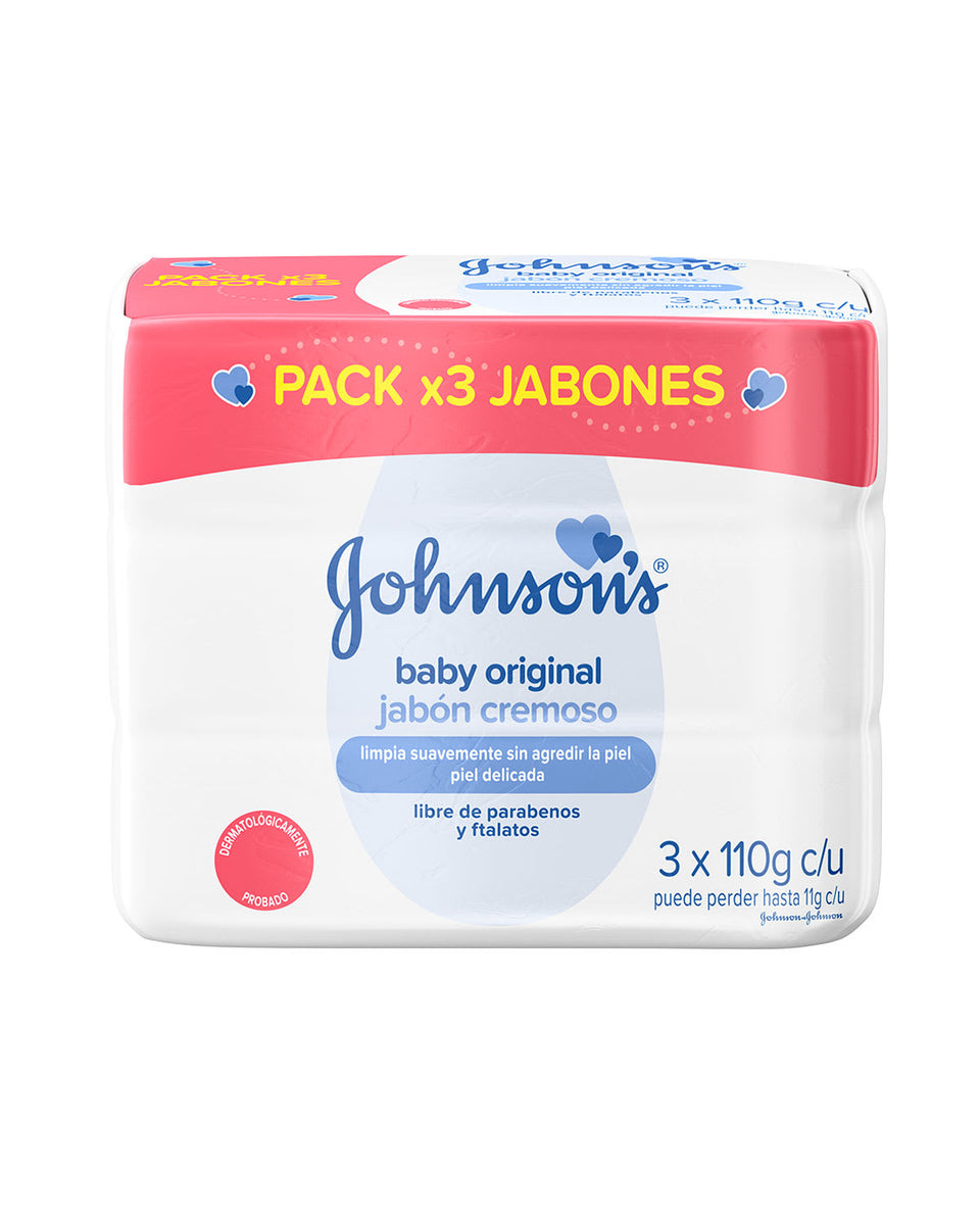 Jabones Johnsons Baby x3