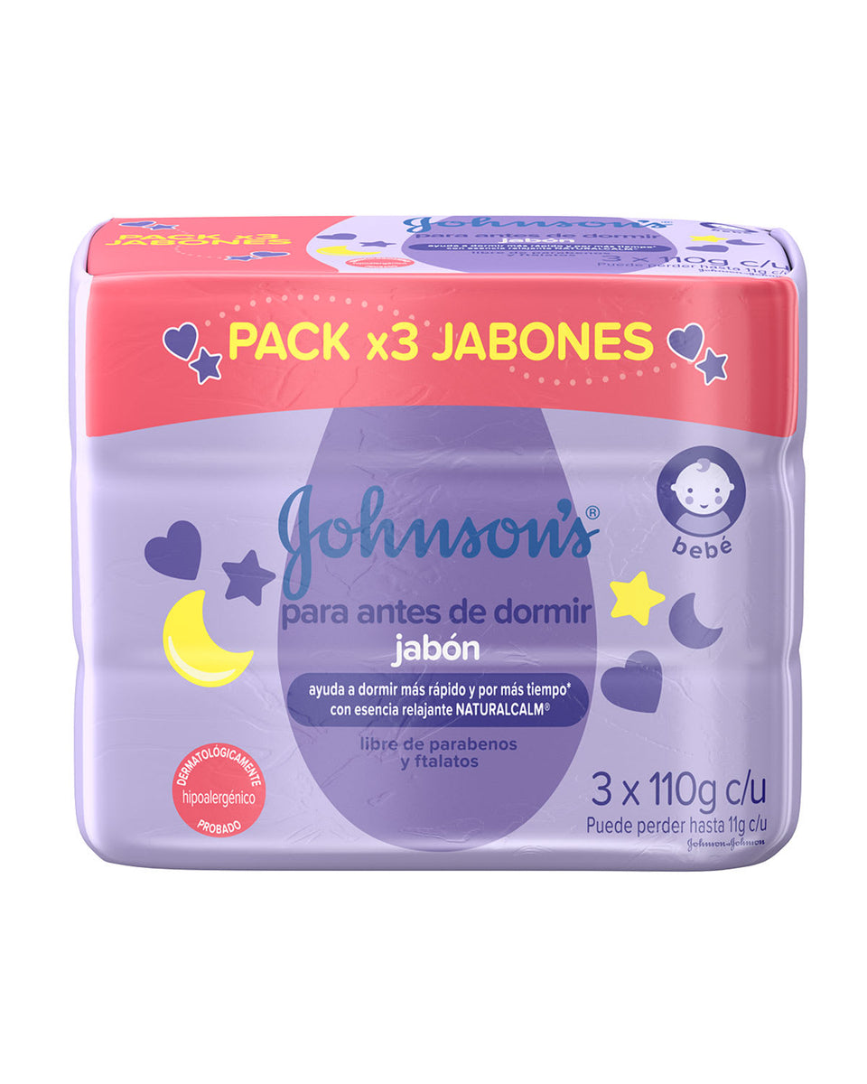 Jabones Johnsons Baby x3