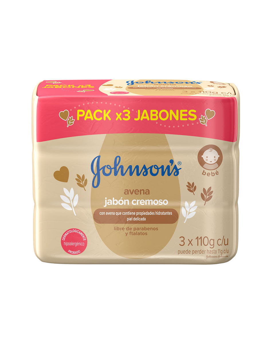 Jabones Johnsons Baby x3