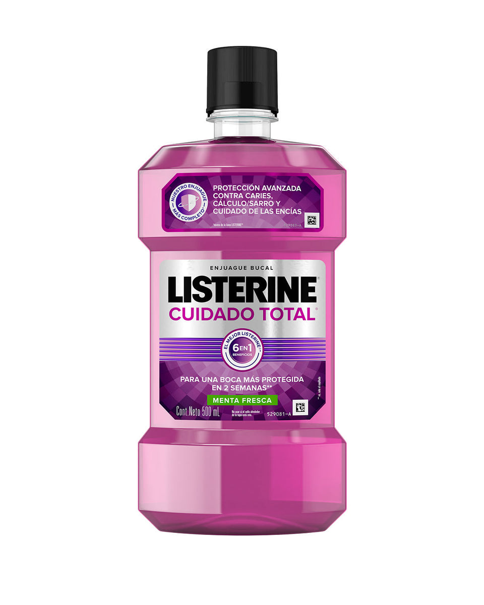 Enjuague Bucal Listerine Cuidado Total x500ml
