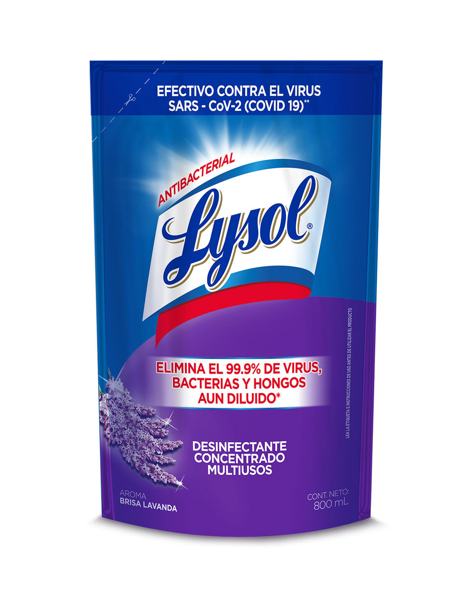 Desinfectante Lysol Pisos Lavanda 800 ml
