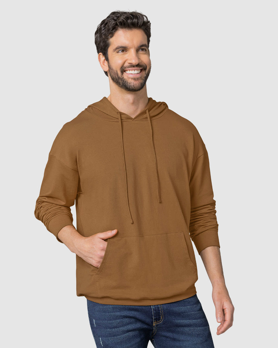 Buzo manga larga con capucha y tiras de ajuste