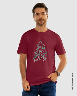 Camiseta manga corta con estampado para hombre#color_c34-vino