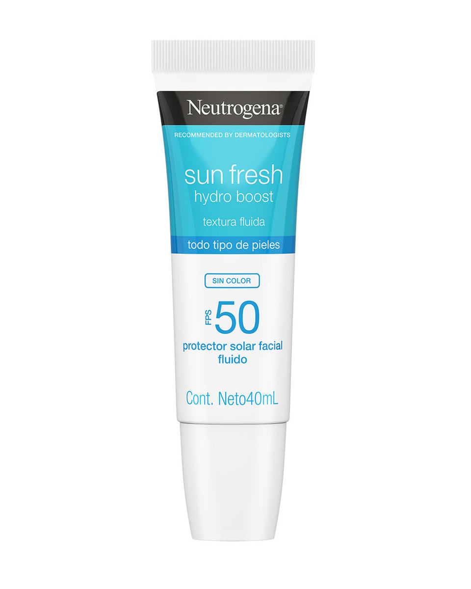 Bloqueador facial Neutrogena con color FPS50 Hydro Boost