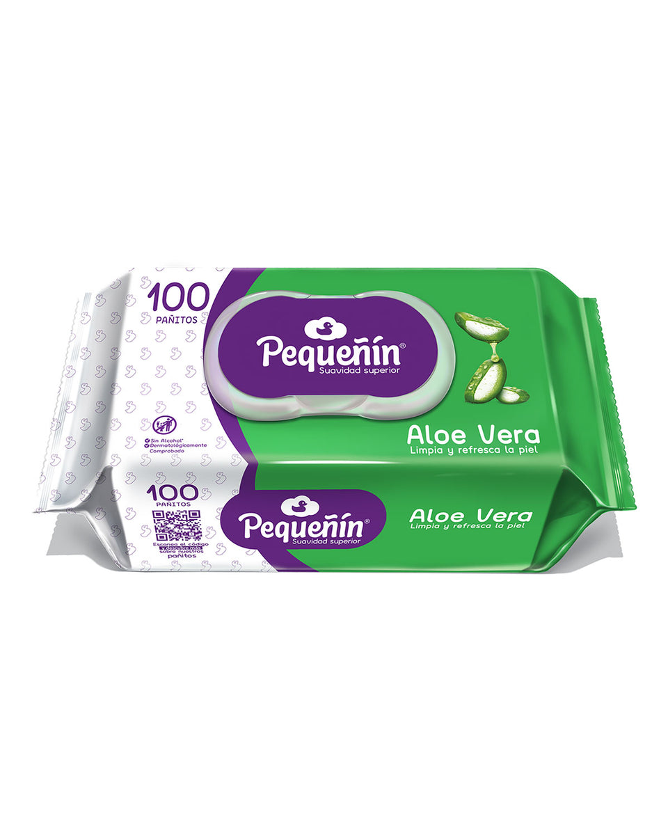 Toallitas Húmedas Aloe X 100 Pequeñín