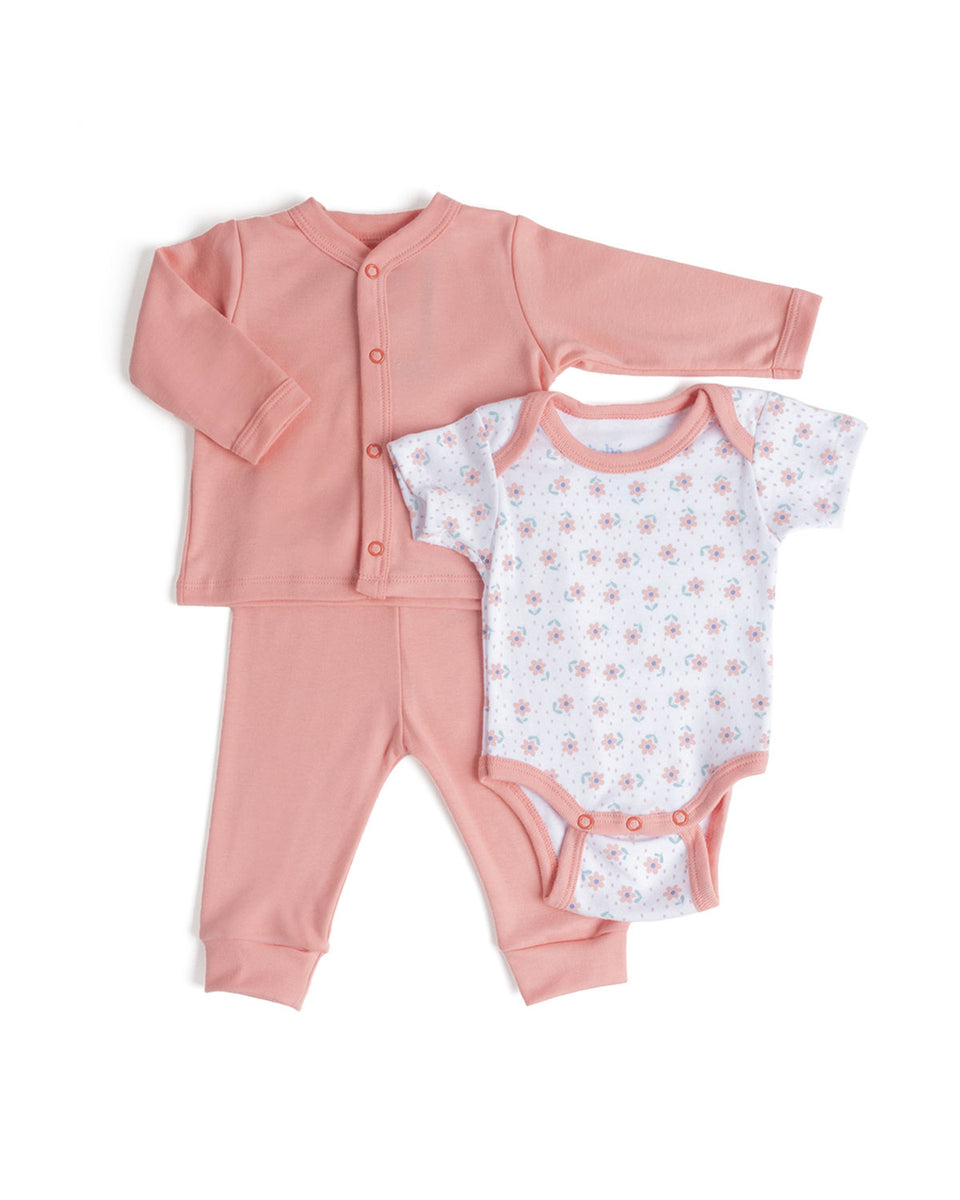 Conjunto x 3 Chambra-Body-Pantalón