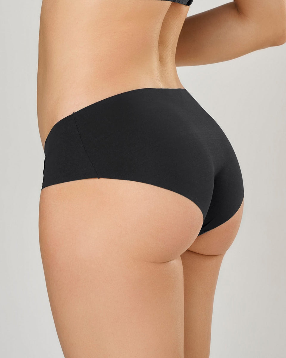 Panty hipster invisible ultraplano sin elásticos y de pocas costuras