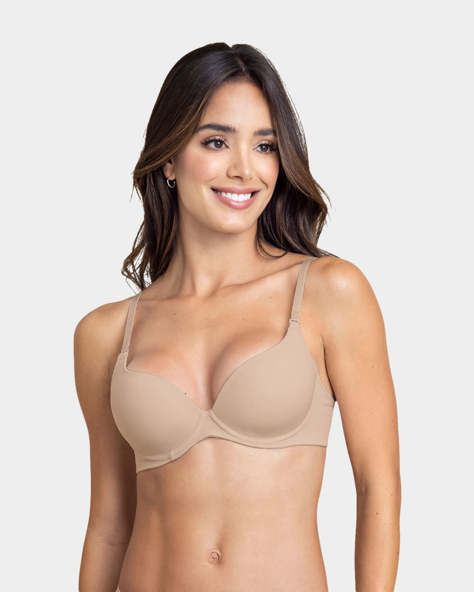 Brasier de realce suave con cargaderas multiusos