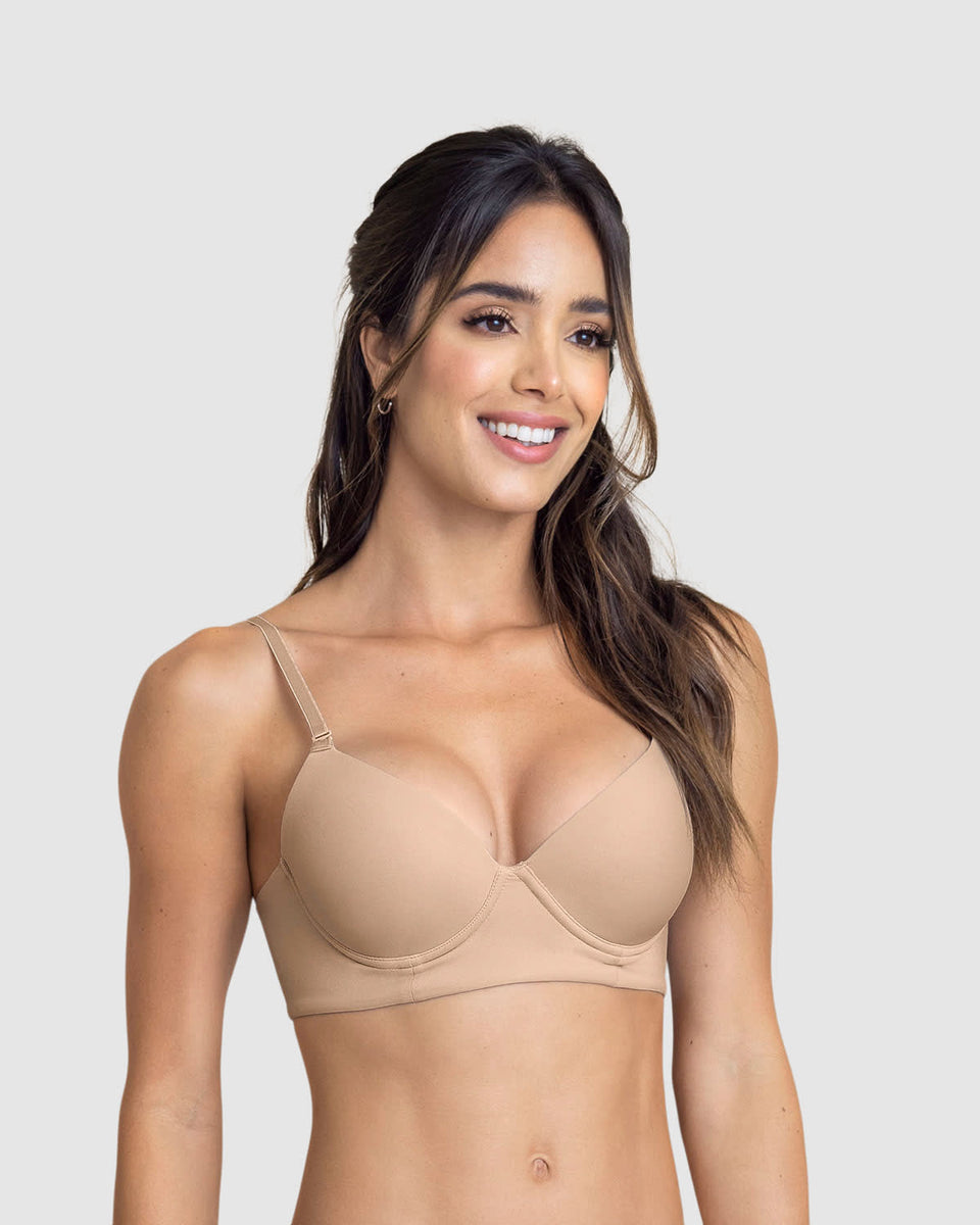 Brasier triangular de realce alto copa lisa