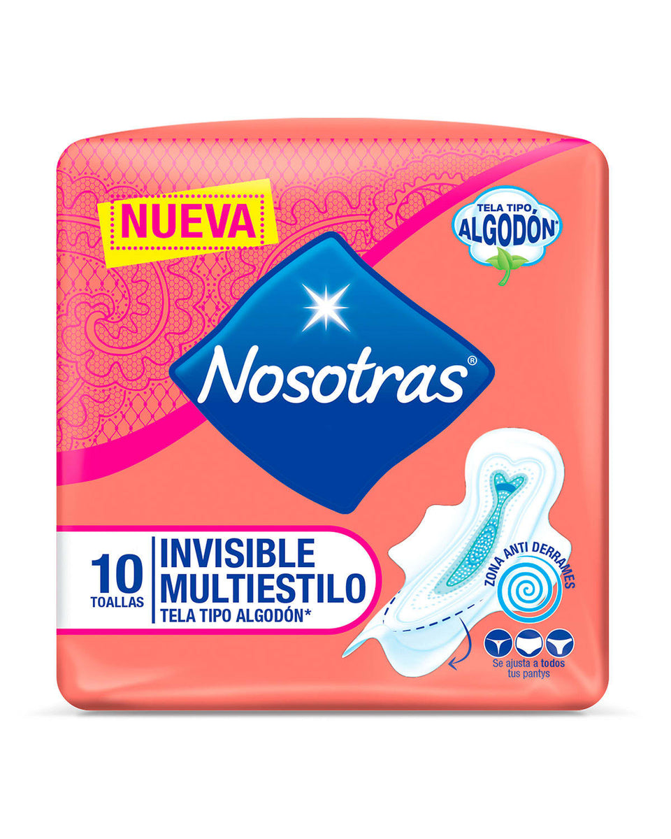 Toallas nosotras invisible multiestilo