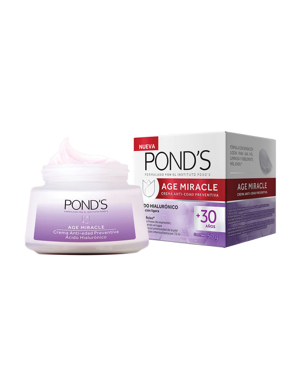 Ponds crema anti-edad preventiva con ácido hialurónico