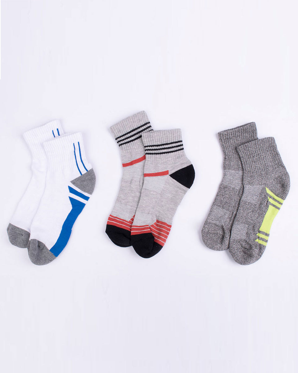 Media zapatilla para caballero paquete x3