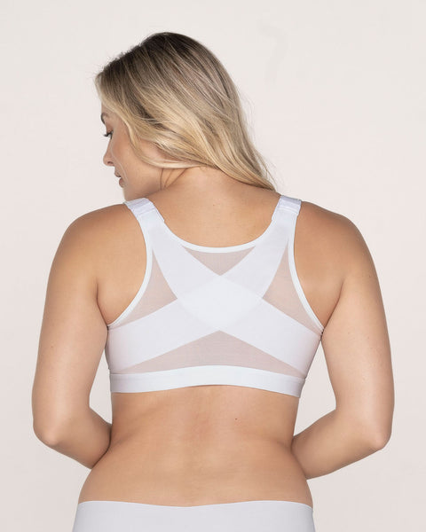 Brasier facilitador de postura con control de volumen del busto Multi/Functional#color_000-blanco