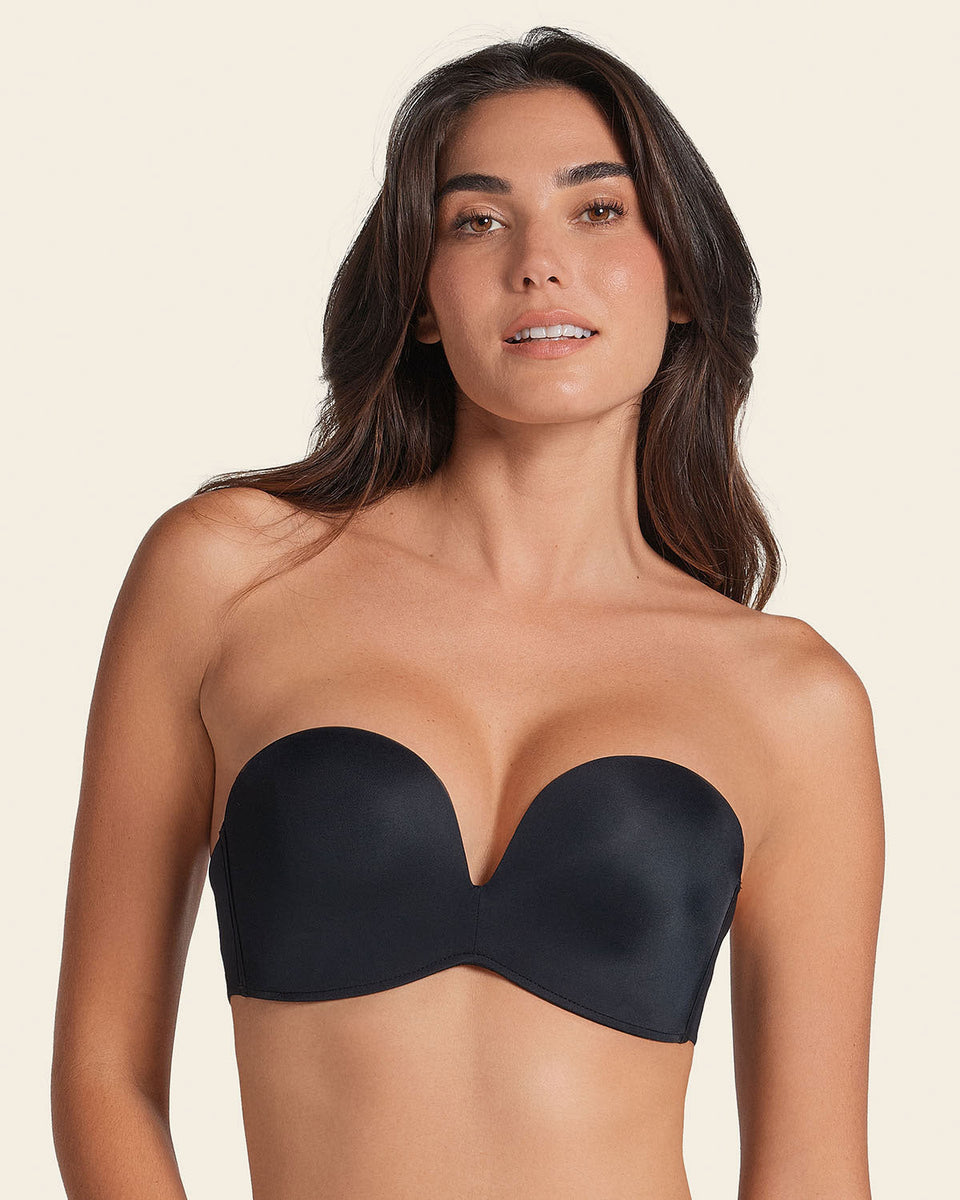 Brasier strapless Antigravedad de realce alto sin arco