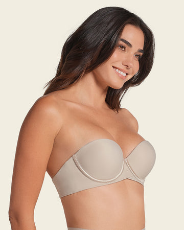 Brasier strapless Magic Up de doble realce#color_802-cafe-claro