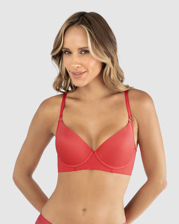 Brasier invisible de realce alto Memory Bra#color_204-coral