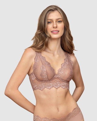 Brasier tipo bralette en encaje y transparencias#color_281-rosa