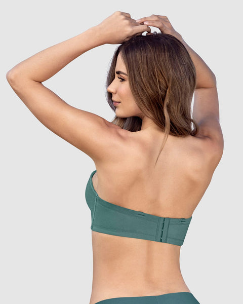 Brasier WOW de triple realce ideal como strapless#color_b25-verde-pino