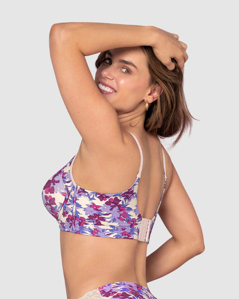 Brasier de realce suave y cubrimiento alto en sisa y espalda Cover Bra#color_a46-estampado-manchas