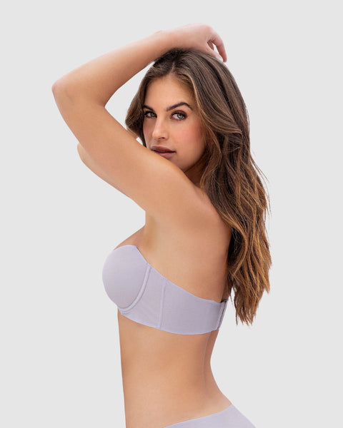 Brasier strapless antideslizante push up#color_463-lila-claro