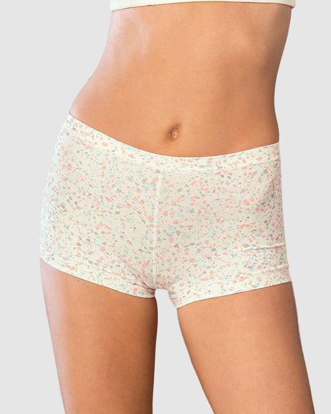 Panty tipo bóxer de ajuste perfecto#color_395-estampado-manchas