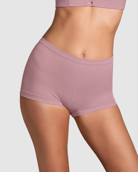 Panty tipo bóxer de ajuste perfecto#color_413-lila-claro